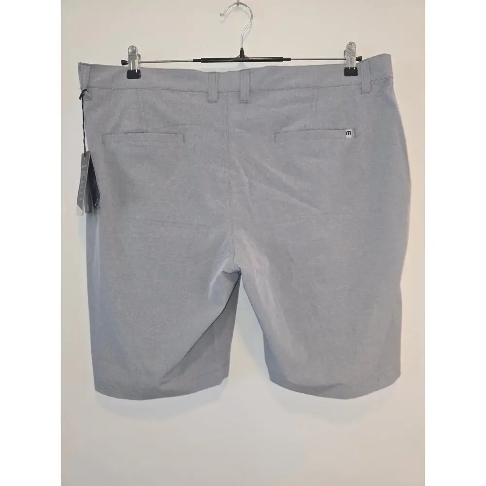 Travis Mathew Grey Stretch Shorts Size 40, NWT - Picture 7 of 9